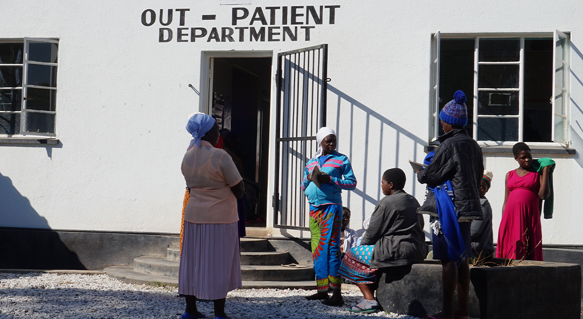 Patients at Gutu Mission Hospital